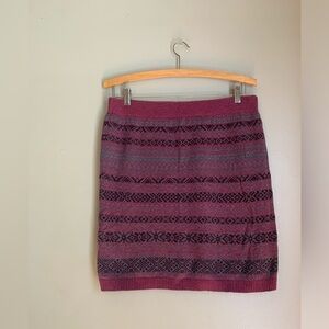 J. Jill Tribal Print Skirt. Size small